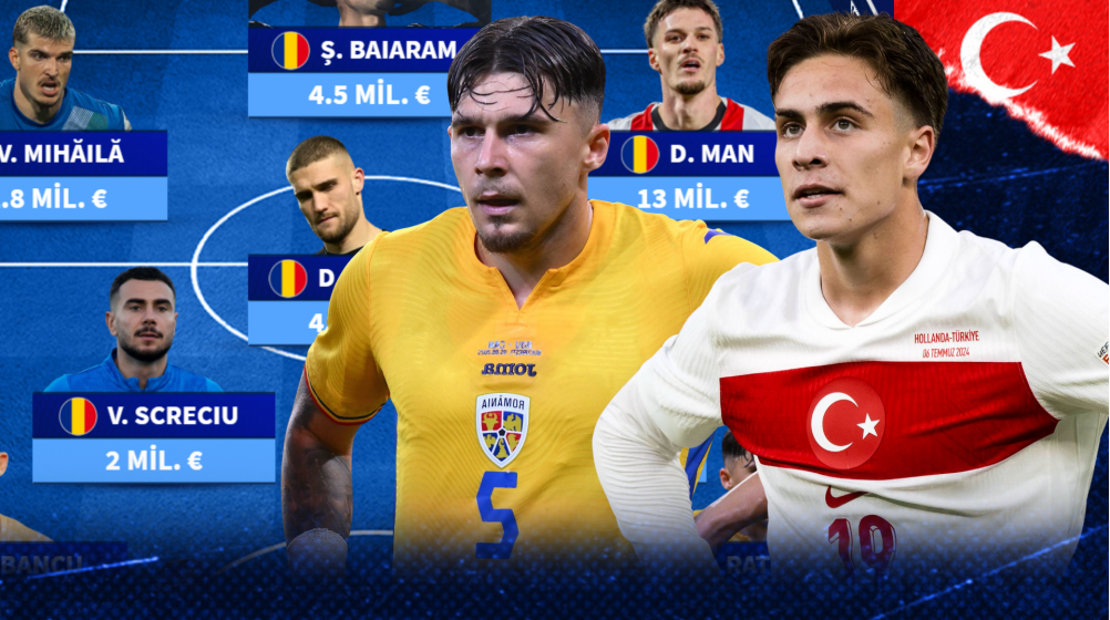 Play-off öncesi kadro değerleri - Türkiye 460 milyon, Romanya 96 milyon euroda yer alıyor